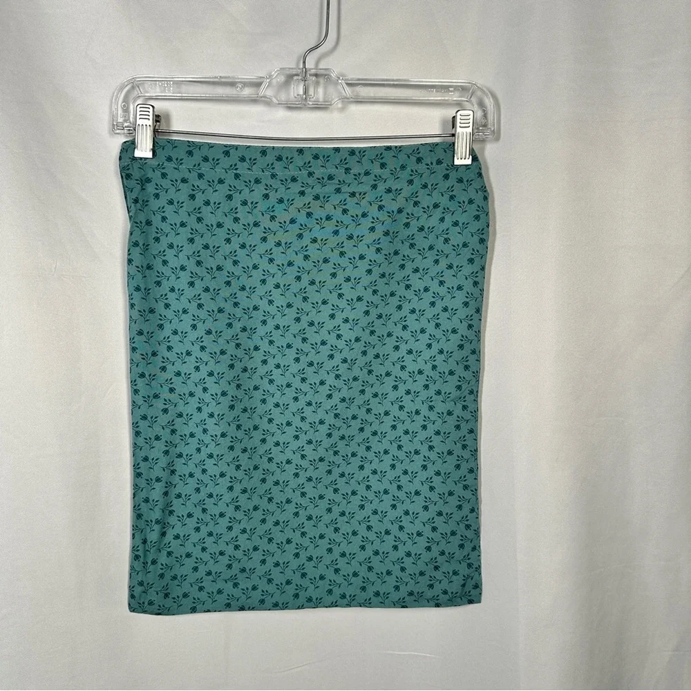 April Cornell Floral Rayon Crossbody Tote Bag Teal Cottagecore Boho Style - Picture 4 of 7